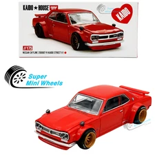 Mini GT x Kaido House 1:64 Nissan 2000GT-R (KPGC10) Kaido Street V1- Red #175