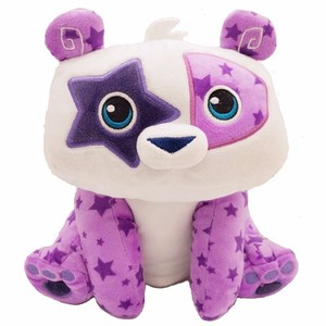 animal jam 9 colorful panda plush exclusive online game code toy