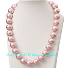 Round Beads Necklace 16-50 Inch Aaa 12/14mm Pink South Sea Shell Pearl