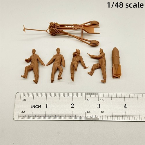 1/48 1/72 Scale German Air Force Ground Crew Airmail Carrier Soldier Resin Model - Picture 10 of 20