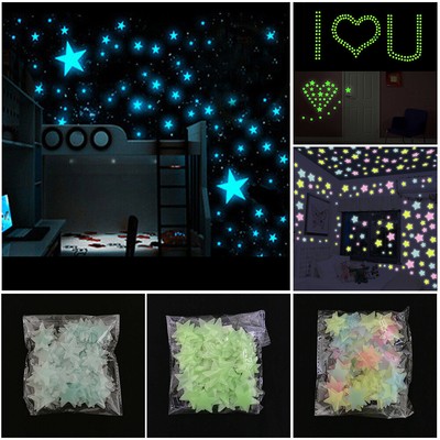 Details about 100Pcs Wall Stickers Home Decor Glow In The Dark Star sticker Decal Kids room Details about 100Pcs Wall Stickers Home Decor Glow In The Dark Star sticker Decal Kids room