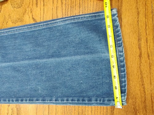Stivali vintage anni 70 USA Wrangler da uomo 31x33,5 945 taglio cowboy jeans zip talon senza difetti - Foto 10 di 16
