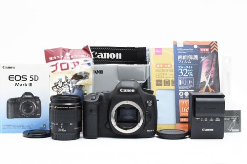 Canon EOS 5D Mark III 22.3MP Digital SLR Camera EF 28-80mm Lens Kit w/Box - Picture 1 of 7