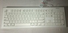 Macally MKEYE Full Size USB Wired Keyboard For Mac And PC