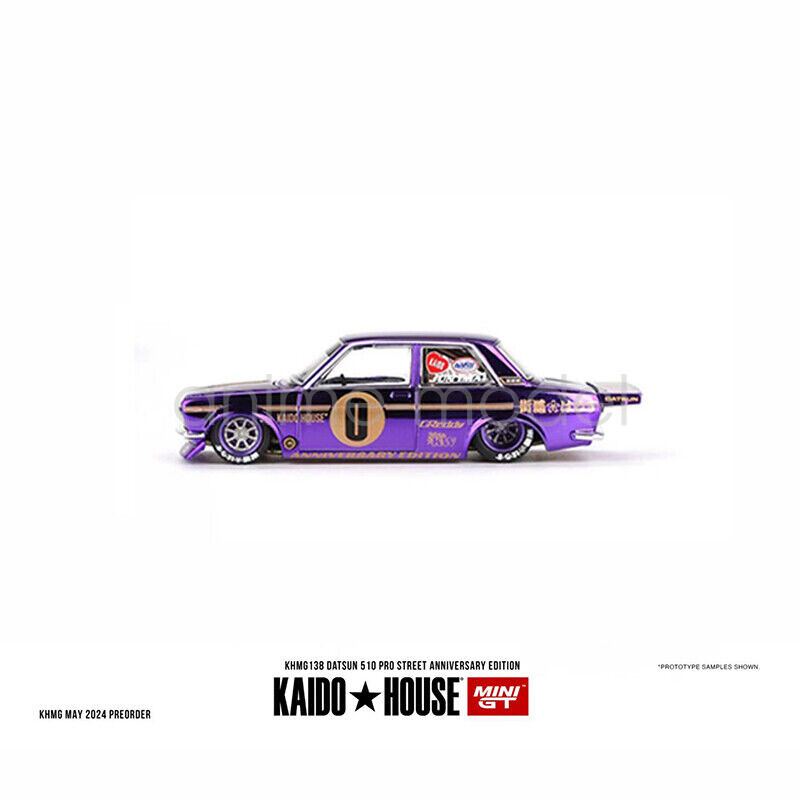 MINI GT KAIDO HOUSE DATSUNフルカーボン　チェイス MINI GT KAIDO HOUSE DATSUN 510 PRO STREET FULL CARBON V1