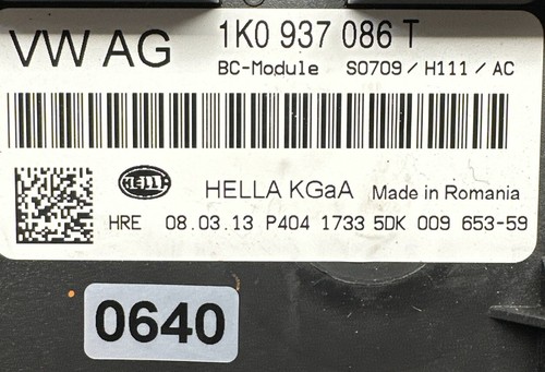 ✅ 2011-14 VOLKSWAGEN GOLF GTI BODY CONTROL MODULE BCM BCU OEM 1K0937086T OEM ✅ - Picture 3 of 3