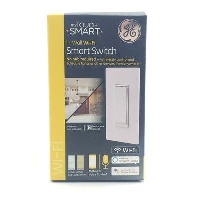 Ge Wi Fi Smart In Wall Switch White Amp Light Almond 40792 Brand New Sealed 30878407922 Ebay
