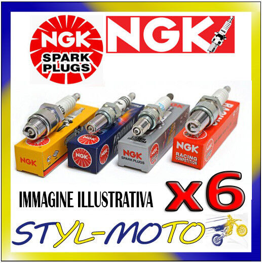 Kit 6 Candles NGK Spark Plug PKR7A BMW Z3M Coupe E36/7C 3.2