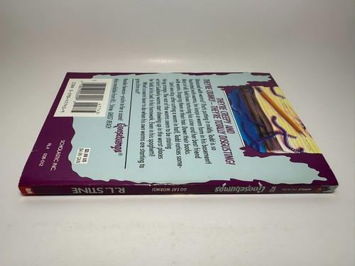 10th Print #21 Go Eat Worms Goosebumps Book R. L. Stine Original Series Vintage - Picture 14 of 22
