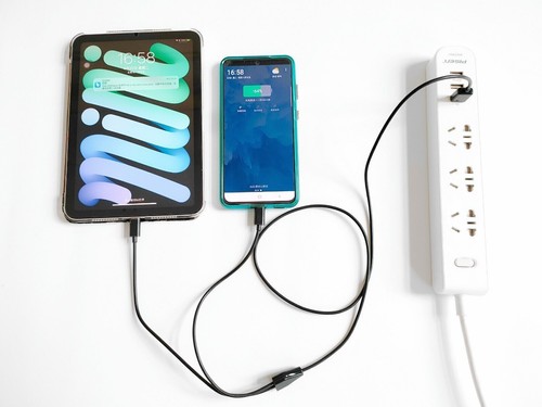 1m 3ft USB C Cable,Fast Charging Universal 2 in 1 Multi Charging Cable Type C - Picture 2 of 6