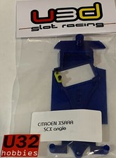 U3D Chassis 3D Citroen Xsara Anglerwinder Blue Scalextric