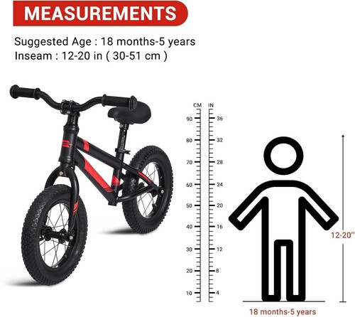 Toddler Balance Bike Toys for 2 to 6 Year Old Girls Boys Adjustable Seat and Han - Picture 17 of 28