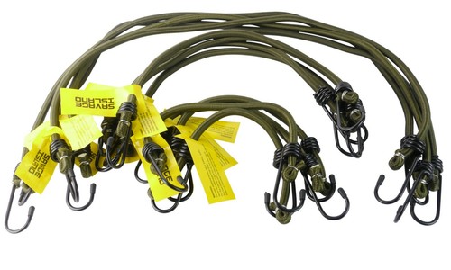 Elasticated Bungees Cords Bungee Military Army Basha Straps Variety Pack BUNG03 - Picture 7 of 8