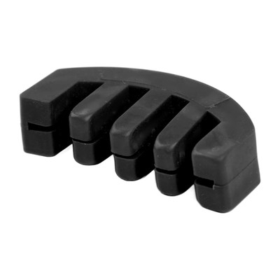 (Schwarz) Violin Practice Mute Volume Reduction Rubber Violin Practice Mute