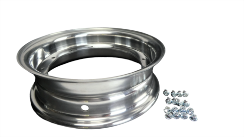 Dax aluminium rim polished for Honda Dax ST50 ST70 AB23 Chaly CF50 among others 2.50 - 10 - Picture 5 of 5