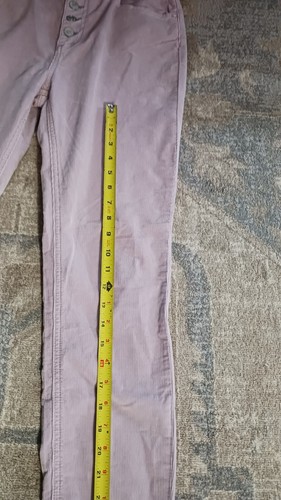 We the Free People Women Sz. 29 Sun Chaser Corduroy Skinny Pants Lilac OB1067711 - Picture 8 of 13