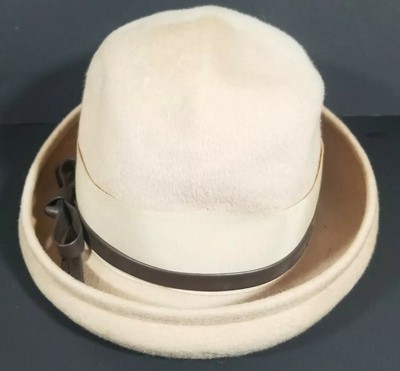 cream ladies hat