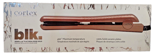 Cortex International Black Series Professional 1.25-Inch Rose Gold Flat Iron-NEW - Picture 8 of 8