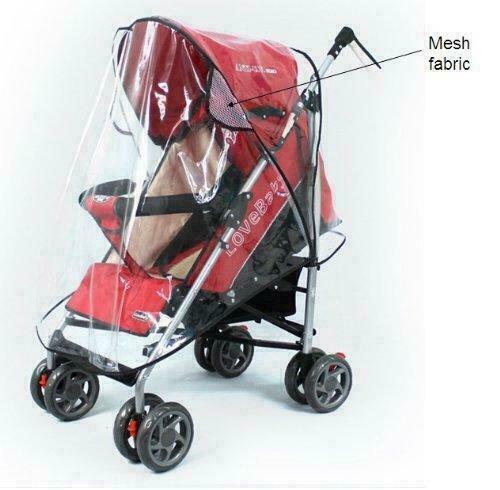 HEAVY DUTY RAIN COVER UNIVERSAL PRAM STROLLER BUGGY BABY CHILD TODDLER - Picture 4 of 9