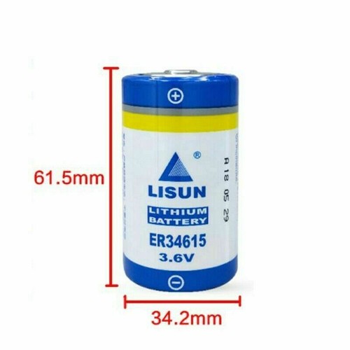 ER34615 Battery 3.6V 19000mAh Li-Battery with Plug for CNC Machine Tool - Picture 2 of 7