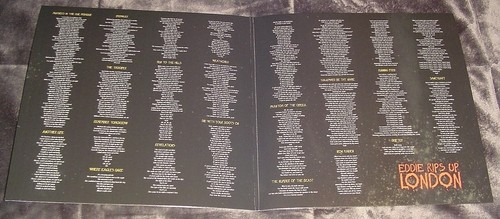 Iron Maiden - Eddie Rips Up London Double Yellow/Green Vinyl Record - Picture 5 of 5