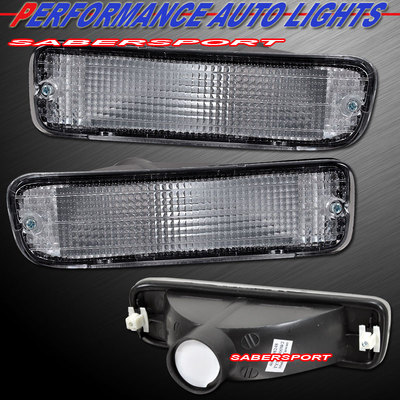 Clear Bumper Signal Lights 1 Pair For 95 96 97 Toyota Tacoma 4WD 98-00 2WD