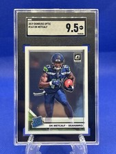 2019 Panini Donruss Optic DK Metcalf Rookie SGC 9.5 Seattle Seahawks #163 Rated