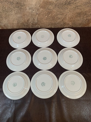Syracuse China Cinnamon Pattern USA Bread Plate 7-H 5 1/2 wide - Picture 4 of 5