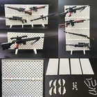 4pcs 1/6 Modular Weapons Display Wall Show Storage Stand For Gun Weapon Model