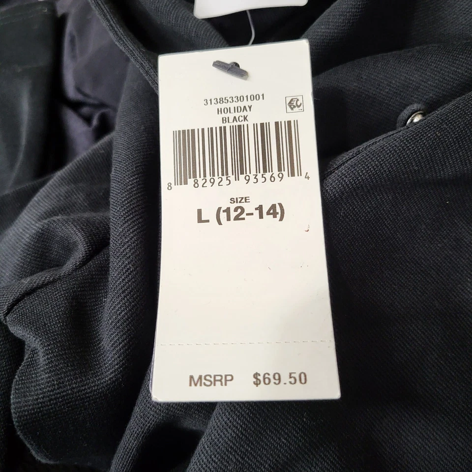 Vestido Polo Ralph Lauren Mujer Grande Negro A Cuadros Ponte Jersey Manga Larga Nuevo con Etiquetas Foto 3 de 4