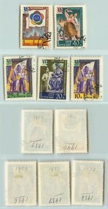 Russia-USSR-1957-SC-1936-1940-Z-1893-1896-1899-used-d9850