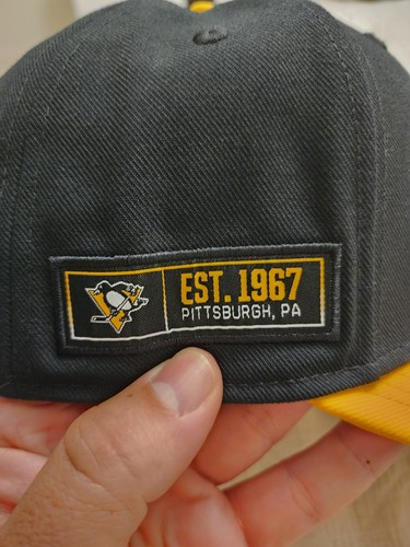 Men's Fanatics Gold/Black Pittsburgh Penguins Iconic Color Blocked Snapback Hat - Bild 2 von 4