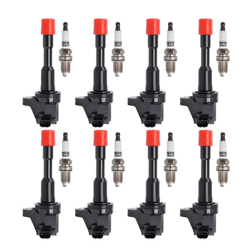 8x Ignition Coil +Spark Plug UF374 For Honda Civic Hybrid L4 2006-2010 - Picture 3 of 16