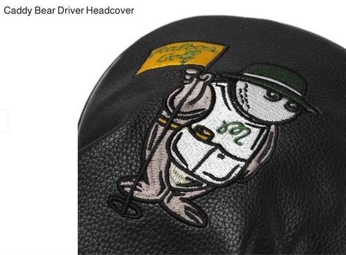 Set copricapo putter driver serie Caddie Bear Malbon Golf unico Giappone PT raro - Foto 7 di 9