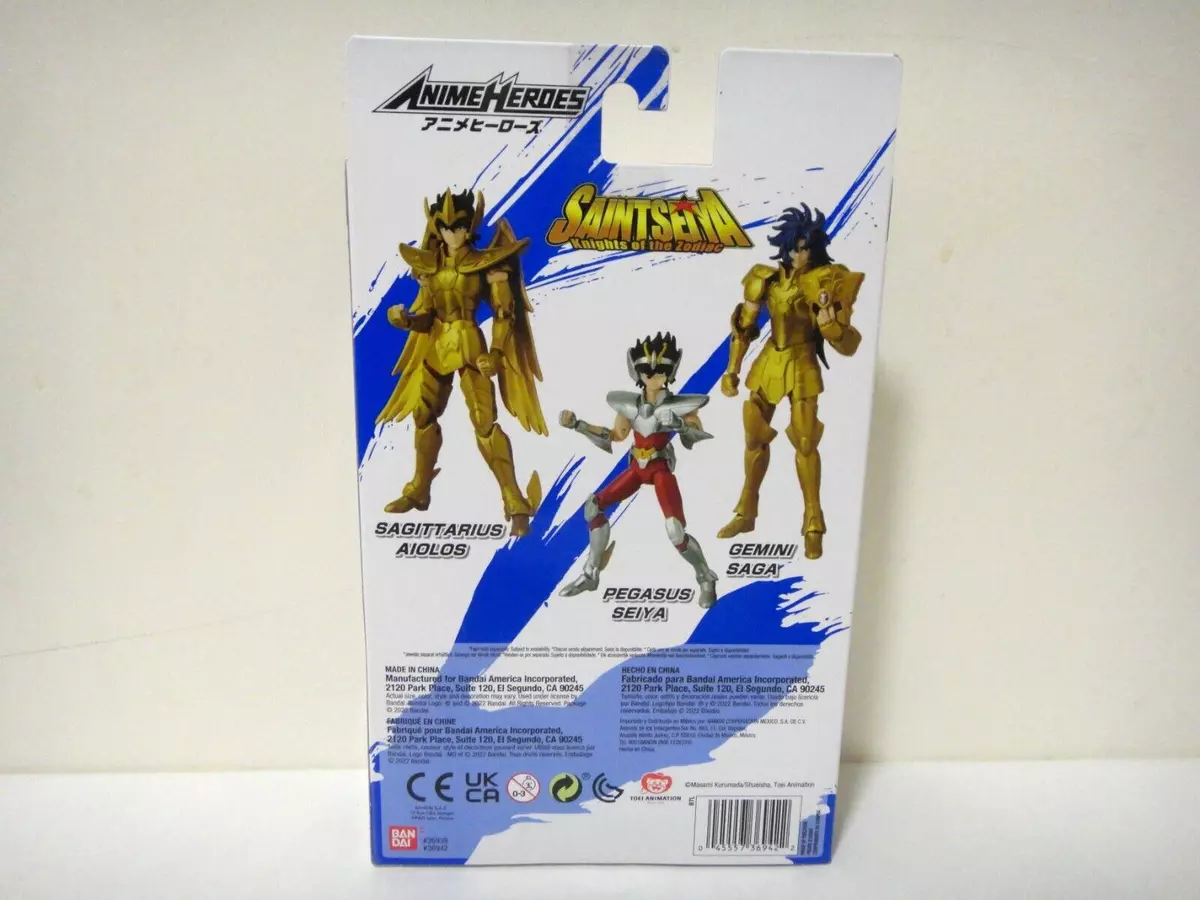 Bandai Anime Heroes Saint Seiya Knights of the Zodiac Pegasus Seiya Sealed