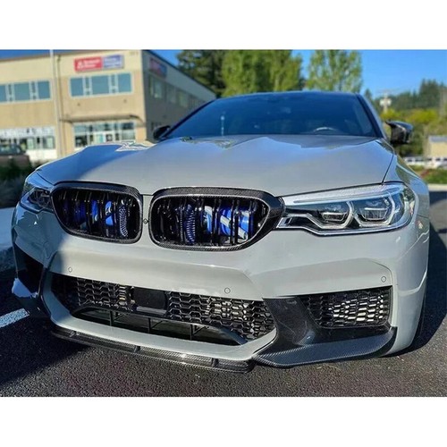 Divisores de alerón labial de parachoques delantero de carbono real para BMW Serie 5 F90 M5 2018-2020 - Imagen 4 de 14