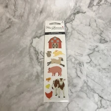 Mrs. Grossman's Stickers - On the Farm - Barn, Sheep, Pig, Cow, Chick - 3 Sheets
