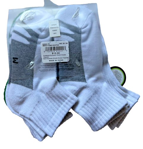TEK GEAR Youth Sport Socks 18-Pair Bundle (1/4 and Crew) Youth Shoe Sz 9-3.5 NEW - Picture 16 of 17