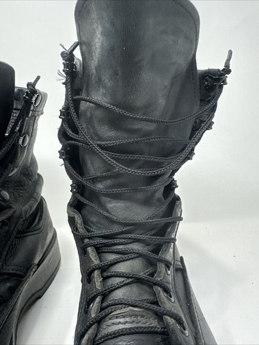 Belleville Black Leather Steel Toe Goretex Navy 800ST Work Boot Shoe 5.5 men - Picture 3 of 17
