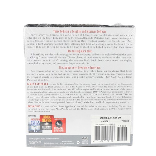 The Black Book by James Patterson and David Ellis (Audiobook CD, Unabridged) - Picture 2 of 2