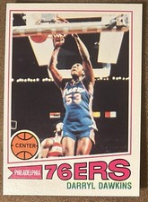 1977-78 Topps Set-Break #132 Darryl Dawkins RC EX-EXMT (stain on back) FREE SHIP