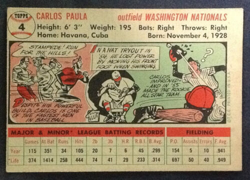 1956 Topps Pick a Card Complete your Set VG-NM-MT #1-331 NEW $1 Max Shipping - Picture 8 of 132