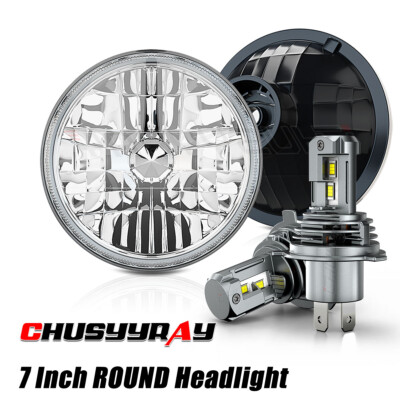 FIT Toyota Pickup 1979-1981 7inch Round LED Headlights Hi/Lo Sealed Beam US