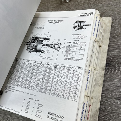 ALLIED SIGNAL BENDIX BRAKES SERVICE MANUAL BW9052 - Picture 5 of 9