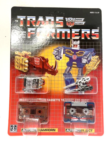 Transform G1 Autobots cassettes Ramhorn Eject reissue brand new MISB - Picture 1 of 12