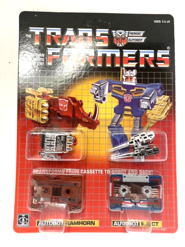 Transform G1 Autobots cassettes Ramhorn Eject reissue brand new MISB - Picture 1 of 6