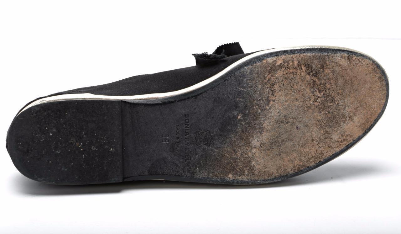 SONIA RYKIEL femme noir-Satin & or Trim Lace-Up Ruban Ruban Ruban flats chaussures 8-38 60e77f SONIA RYKIEL femme noir-Satin & or Trim Lace-Up Ruban Ruban Ruban flats chaussures 8-38 60e77f
