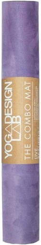 Combo Yoga Mat 2 in 1 Hot Yoga Power Bikram Ashtanga Sweat w/ Carrying Strap - Picture 3 of 7