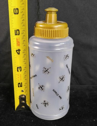 Lotto di 3 BOTTIGLIE SPORT NFL NEONATO 8oz New Orleans Saints MULTI LOGO NUOVE originali - Foto 4 di 12