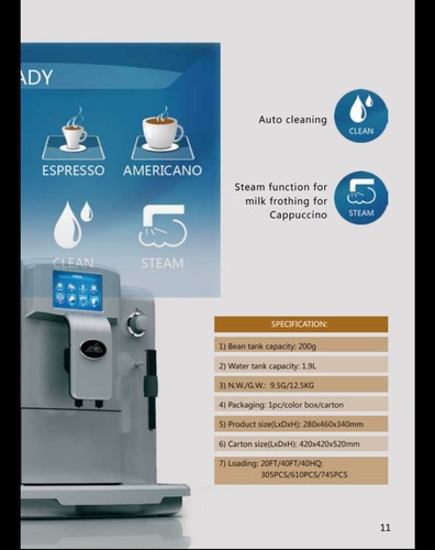 JAVA10b Italienische Bohnen Kaffeevollautomat Perfekt Gemahlen Kaffeebohnen UVP 450€ - Bild 9 von 9